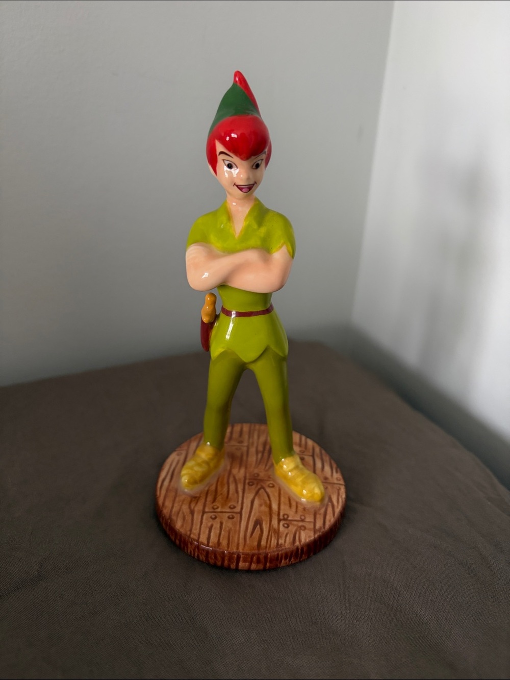 Peter Pan Ceramic Figurine – Disney World Collectible (2008)